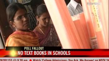 Poll fallout: No text books in schools