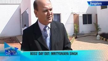 Boss' Day Out with MD of Volvo India