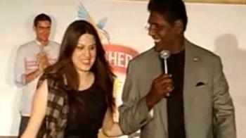 Tennis stars walk the ramp