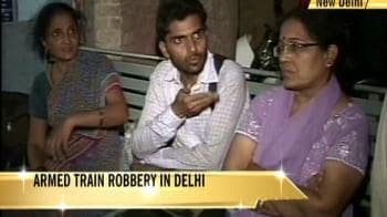 Daring train robbery in Delhi