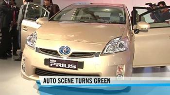Auto scene turns green