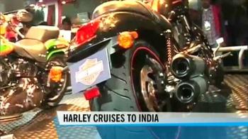 Harley Davidson cruises into India