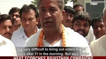 Video : Heat scorches Rajasthan campaigns