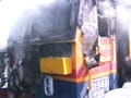 Video : Railway engine catches fire at Kalyan station