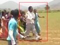 Video : TDP leader chased away by tribal women