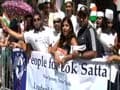 Video : India Day parade in New York offers Anna support