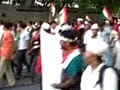 Video : Thousands march in support of Hazare