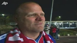 Fans reaction after USA draw against Slovenia